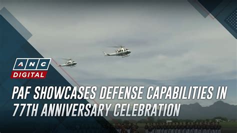 PAF showcases defense capabilities in 77th anniversary .